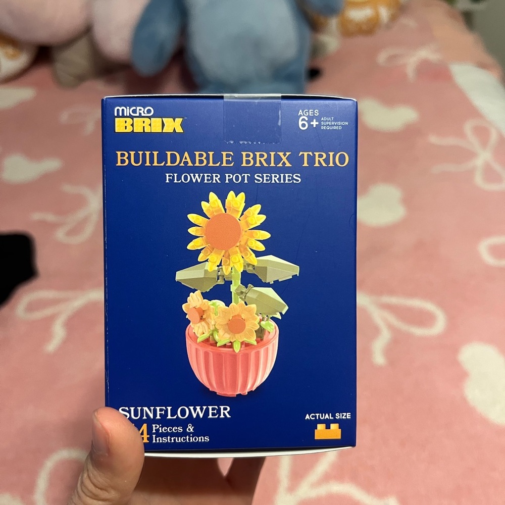 Micro Brix Buildable Brix Trio- Flower Pot